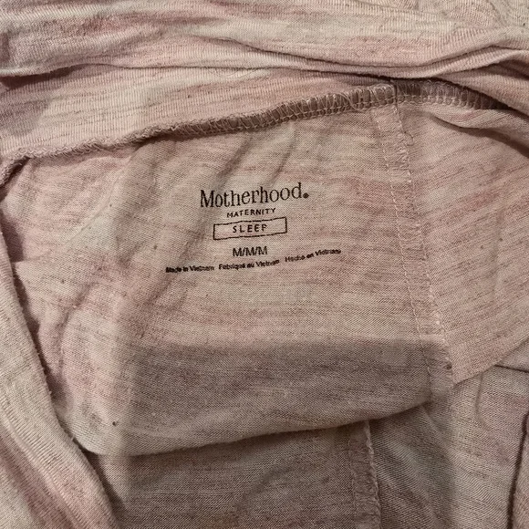 Motherhood Maternity Medium Pink Maternity Sleepwear Shorts - Picture 3 of 3